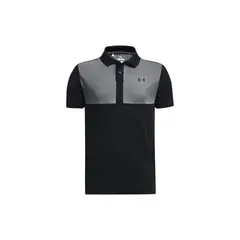 UNDER ARMOUR - Camisa Niño PERF COLOR BLOCK POL Negro