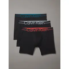 CALVIN KLEIN - 3 Pack de Boxer Negro Brief - Pro Fit Micro