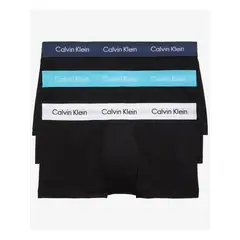 CALVIN KLEIN - Pack negro de 3 boxer trunk - cotton stretch