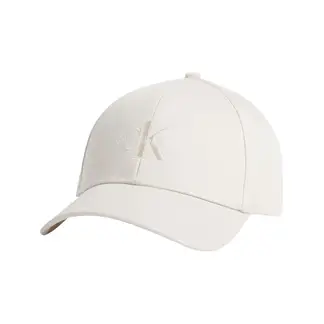 CALVIN KLEIN - Gorra beige con logotipo bordado