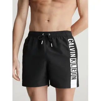 CALVIN KLEIN - Bermuda Negra De Baño Con Cordón - Intense Power