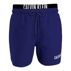 CALVIN KLEIN - Bermuda De Baño Con Cinturilla Doble - Intense Power
