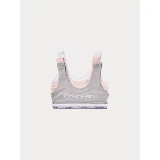 CALVIN KLEIN - Paquete multicolor de 3 bralettes - Modern cotton para niñas
