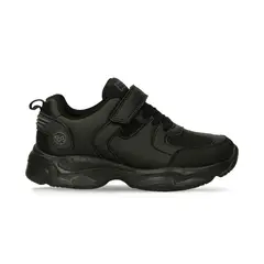 BUBBLE GUMMERS - Tenis Escolares Para Niño Bubblegummers Negro Reshel Junior Boys 6 +