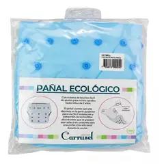MUNDO BEBE - Pañal Ecológico Unitalla bebés azul