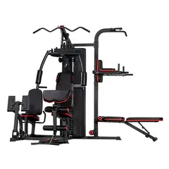 GYM FACTORY FITNESS - Multifuerza 1 torre 3 Estaciones con Prensa Ref HG632S