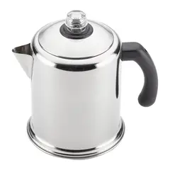 FARBERWARE - Percolador 12 tazas, acero inoxidable,
