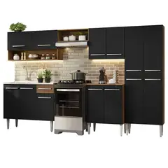MADESA - Cocina Integral Emilly 2.90 m con Mesón de Acero 09