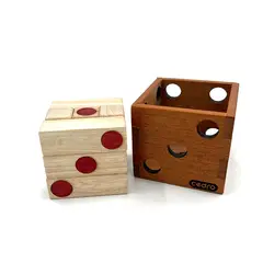 ARTESANAL - Juego CuboDado De Madera
