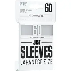 ASMODEE - Fundas Protectores Just Sleeves Japanese Blancas 62X89mm 60