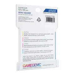 ASMODEE - Fundas Protectores Sleeves Prime Mini Square 53x53mm 50