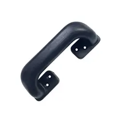 GENERICO - Manija curva plástica 18,4 cm negra