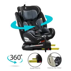 PREMIUM BABY - Silla carro bebe eos 360° gris