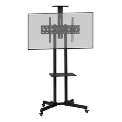 GENERICO - Soporte Base Pedestal 32 a 65 con Ruedas, Altura Ajustable