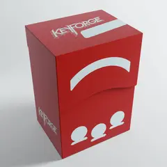 ASMODEE - Caja Protectora Deck Box Gemini Rojo