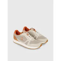 CALVIN KLEIN - Tenis beige beige de malla