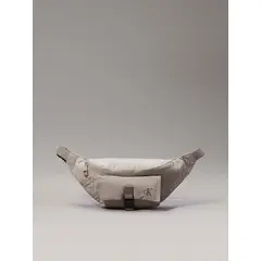 CALVIN KLEIN - Canguro gris acolchado