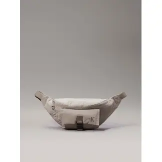 CALVIN KLEIN - Canguro gris acolchado