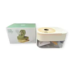 GENERICO - Humificador Ventilador Agua Portatil Mini Aire Acondicionado Dual Q7
