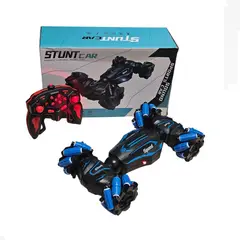 GENERAL - Carro Acrobatico Recargable Control Remoto RSF8100 Azul