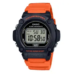 CASIO - Reloj Modelo W-219H-4A Diseño Deportivo
