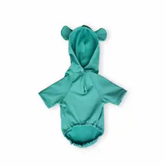 WAWAW - Hoodie para perro talla S Orejas Gimnastic Perchado Verde Medio