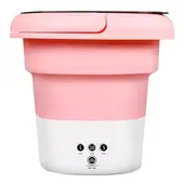 GENERICO - Lavadora Portátil Electrica Mini Pequeña Plegable Retractil