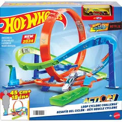 HOT WHEELS - Pista Loop Challenge Desafío Del Ciclón
