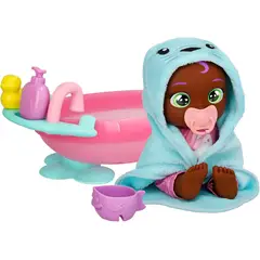 CRY BABIES - Muñeca Llorona Tiff Recién nacida Mi Primer Baño