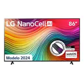 LG - Televisor 86 Pulgadas 4K-UHD NanoCell Smart TV 86NANO80TSA