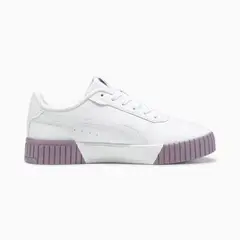 PUMA - Tenis Carina 2.0 Mujer-Blanco/Morado