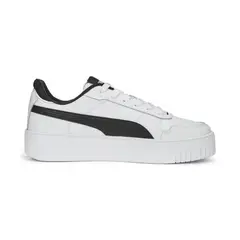 PUMA - Tenis Carina Street Wns Mujer-Blanco/Negro