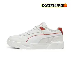 PUMA - Tenis Rbd Tech-Blanco/Rojo