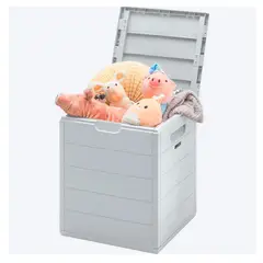 RIMAX - Baul Multiusos Baru 100 Litros Gris hielo