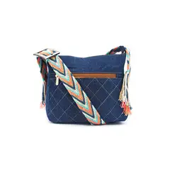 MACOLY - Bolso Manos Libres M792 Jean x chumbe