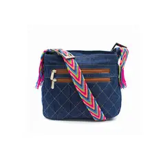 MACOLY - Bolso Manos Libres M820 Jean x chumbe