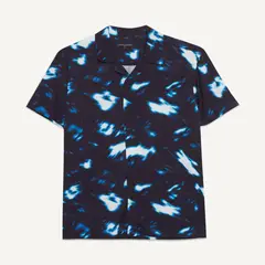 SEVEN SEVEN - Camisa Para Hombre Manga Corta Color Negro Marca #45011955