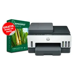 HP - Impresora multifuncional Smart Tank WiFi 750 GRATIS RESMA DE PAPEL