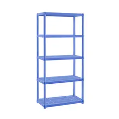 RIMAX - Estante Solido 12" 5 Niveles Azul