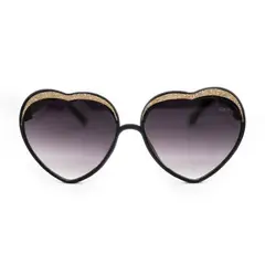 AT NIGHT SUNGLASSES - Gafas de Sol At night Corazon negras y dorado UV400