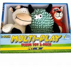 GENERICO - Paquete De 3 Peluches Multijuego Para Mascotas