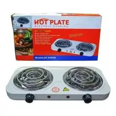 GENERICO - Estufa Eléctrica 2 Puestos Fogones 5 Niveles De Temperatura