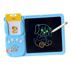 GENERICO - Tablet Infantil Educativa +112 Tarjetas Inglés Español
