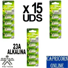 GP - 15 Baterías Pilas 23A Alcalinas