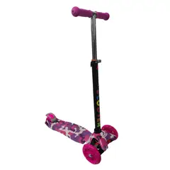 JUGUETERIA EXPRESS - Monopatin Patineta Scooter Diseños Niñas + Ruedas Con Luces