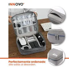 INNOVA - Bolso Organizador De Cables Viajero Impermeable Innovo