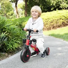 BEHOME - Triciclo 3 en 1 Infantial para niños y niñas