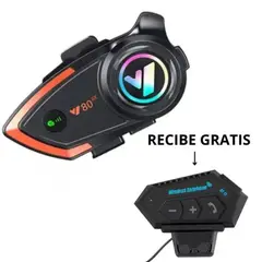 INNOVA - Intercomunicador Y80X Pro Conexión Universal Para Casco Comando Voz