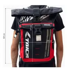 INNOVA - Morral Maleta Motociclista Impermeable Reflectiva Luz Ip66