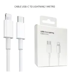 GENERICO - Cable Cargador Compatible con Iphone Usb-C To Lightning 1 Metro